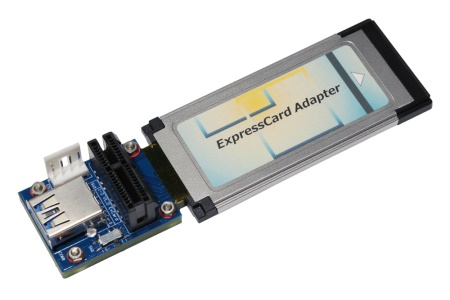 PE3A (ExpressCard2.0-PCIe X1/USB3.0外付アダプタ)